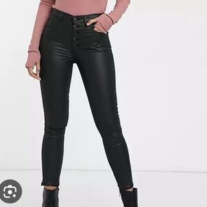 🖤 Abercrombie & Fitch High Rise Black Super Skinny Ankle Pants Size 24/7